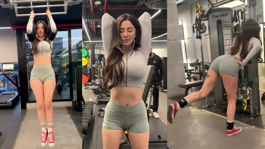 Giorgia Andriani Motivates Fans with Her Latest Workout Video: 'Burning Off the Sins of 2024'